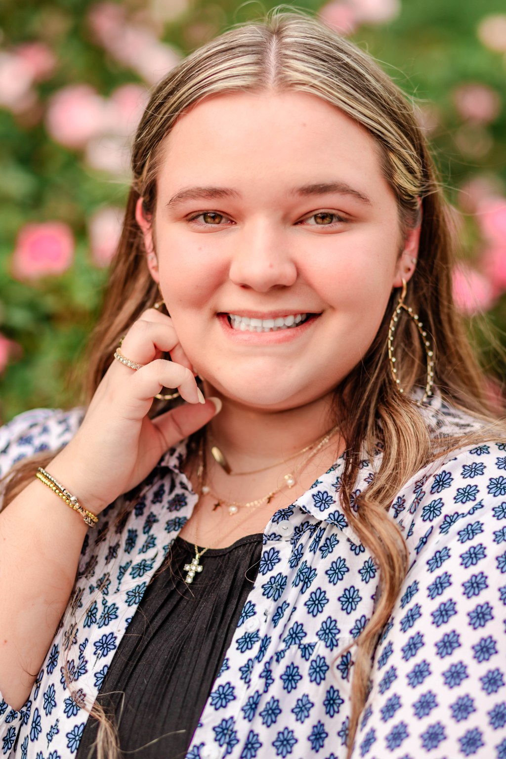 Myriad Gardens Spring Senior Session |&nbsp;Carly
